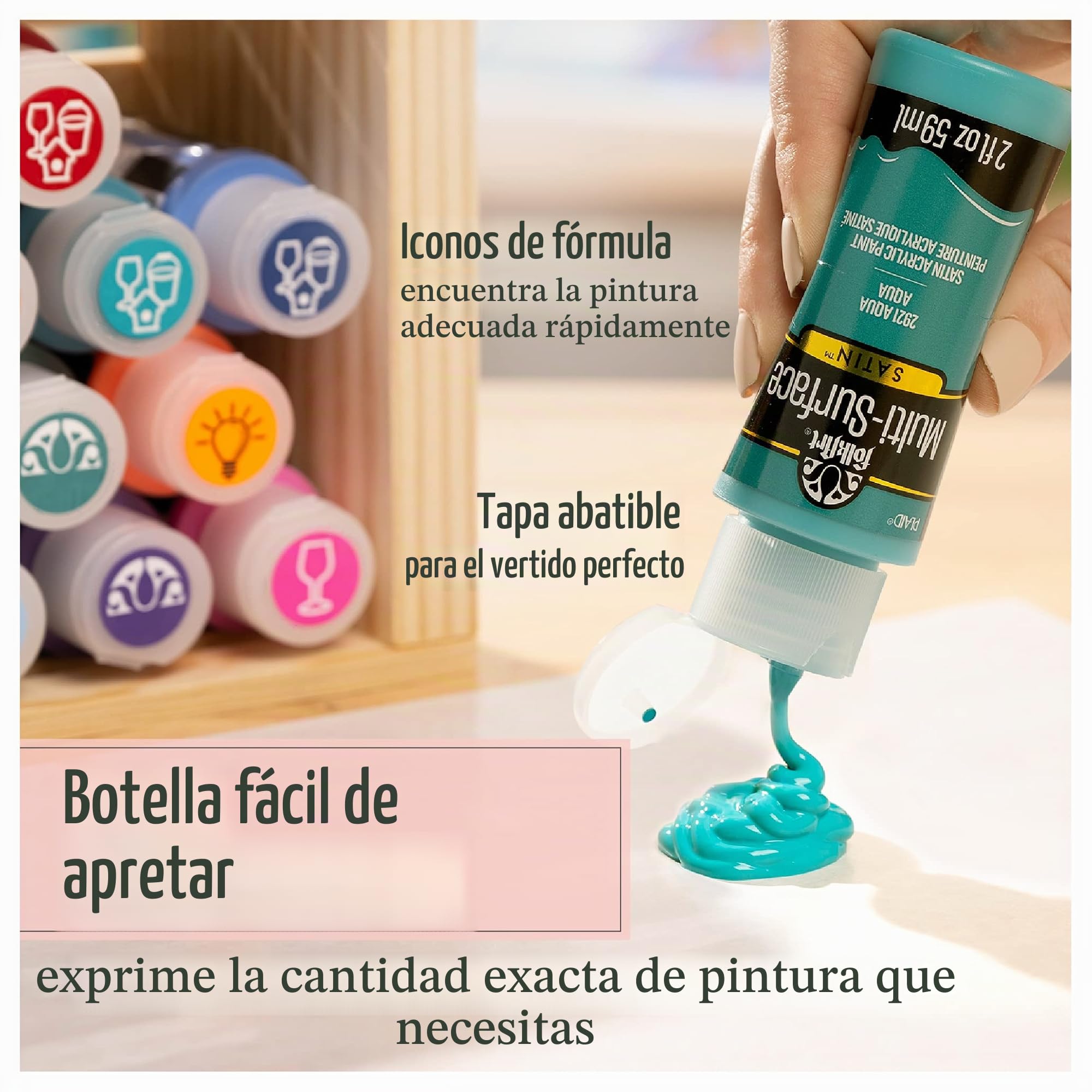FolkArt Multi-Surface Paint Set (2 Ounce), PROMO830 No.1 (12-Pack)