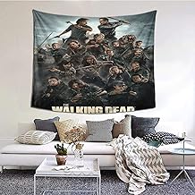 MikeyMillar Tapeçaria de parede Aime The Walking Dead, tapeçaria hippie trippt, tapeçaria de mandala para pendurar na parede, para quarto, impressão 3D, manta de parede para decoração de casa