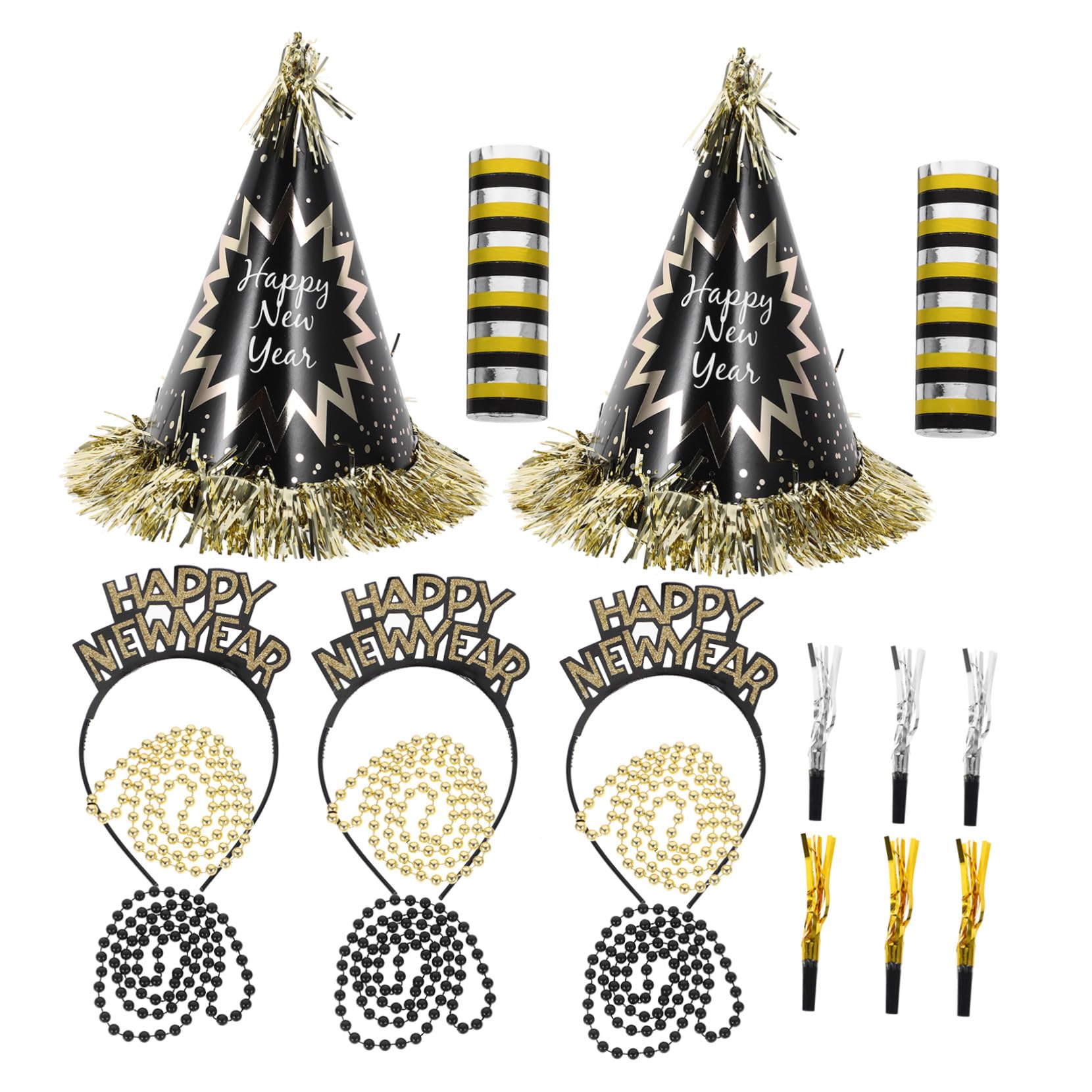 UPKOCH Kit de Décorations de Nouvel An Accessoires pour Fête et Ornements de Nouvel An Articles de Fête pour Réveillon