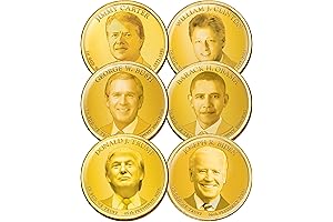 Limited Edition Presidential Coin Set in Gleaming Gold Hue