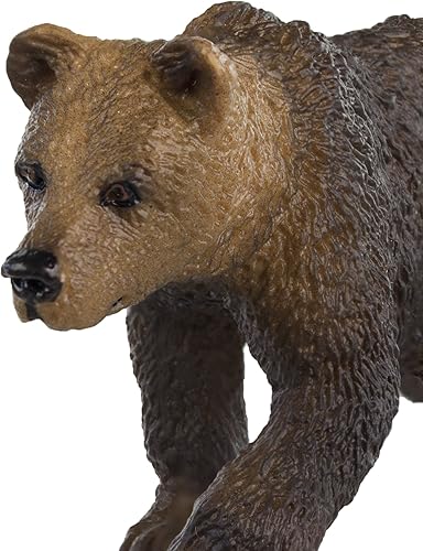 Miniatura 5 de Safari Ltd Figura educativa pintada a mano de safari salvaje norteamericano de vida silvestre de oso grizzly oso cachorro educativo pintado a mano