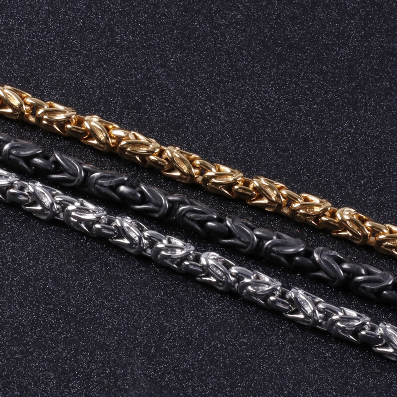 Bracelets, Punk Bracelet Fantaisie Le Noir Bijoux Cadeau pour la Saint Valentin Anniversaire fiançailles Mariage