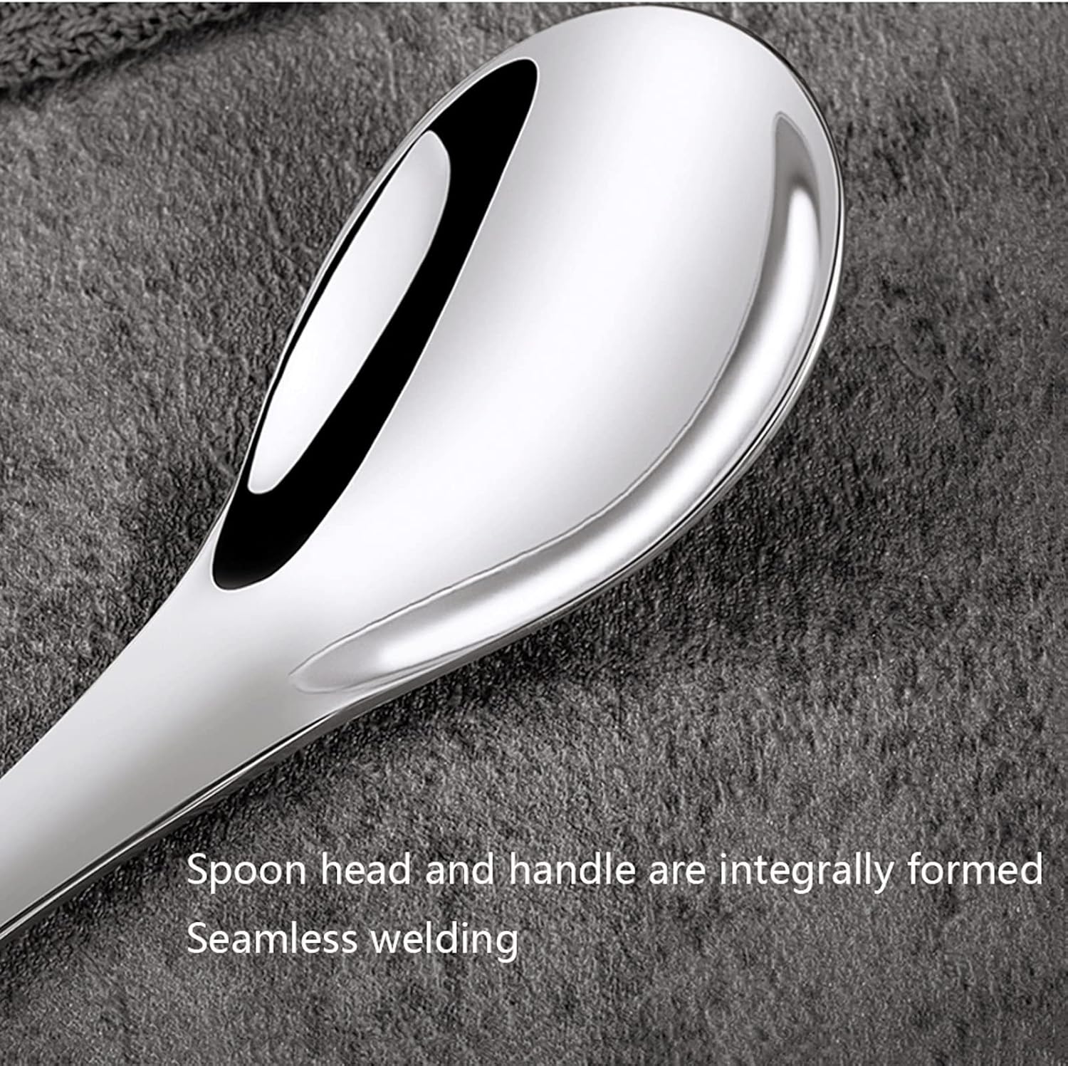 Soup Spoon For Home, Kitchen Or Restaurant, Stainless Steel SpoonsThick Heavy-weight SpoonsTable Spoons Dinner