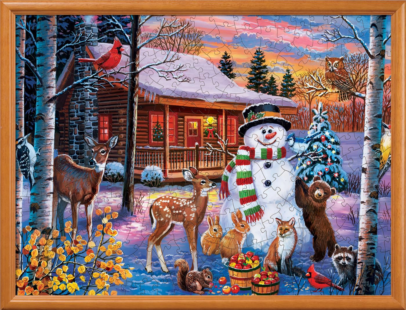 マニー　クリスマス3点セット Amazon.com: MasterPieces 300 Piece EZ Grip Christmas Jigsaw Puzzle