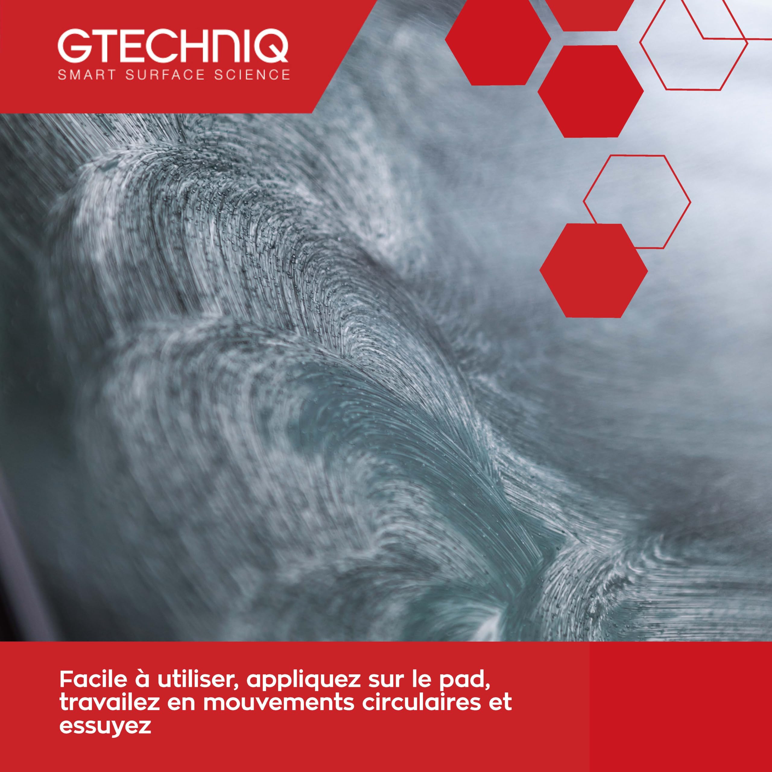 Gtechniq G4 Polish vitres 100ml - Poli le verre sans rayures et sans traces, dissout la saleté et élimine les contaminants, taches de calcaire et voiles ternes, laisse une finition cristalline