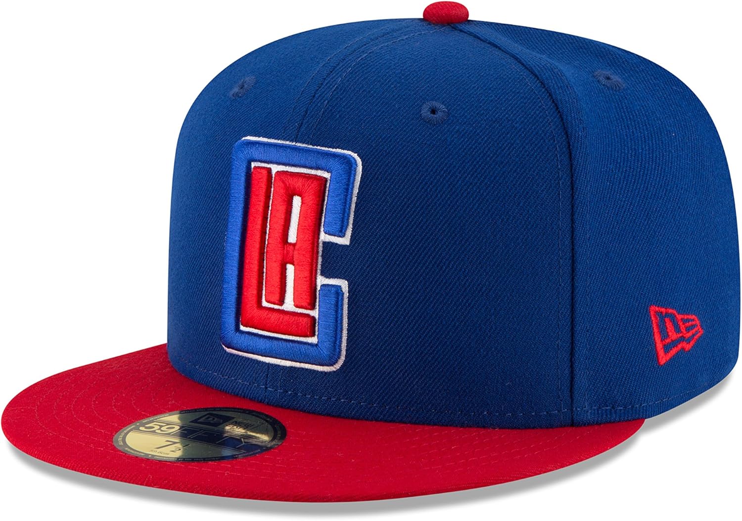 NBA Los Angeles Clippers Men's 2-Tone 59FIFTY Fitted Cap, 8, Royal