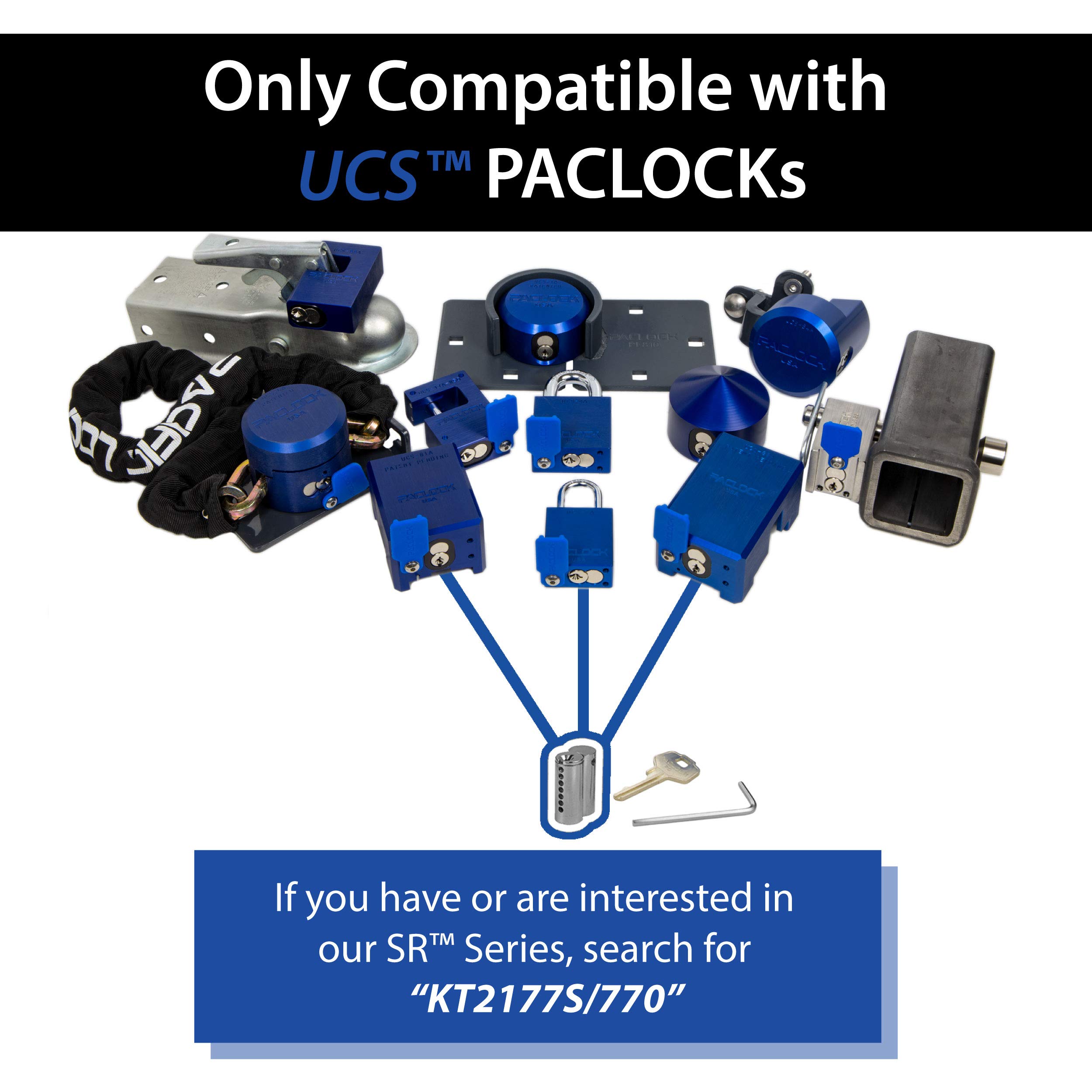 Amazon.co.jp: PACLOCK's UCS-9A/770 掛け金とパックコンボキット