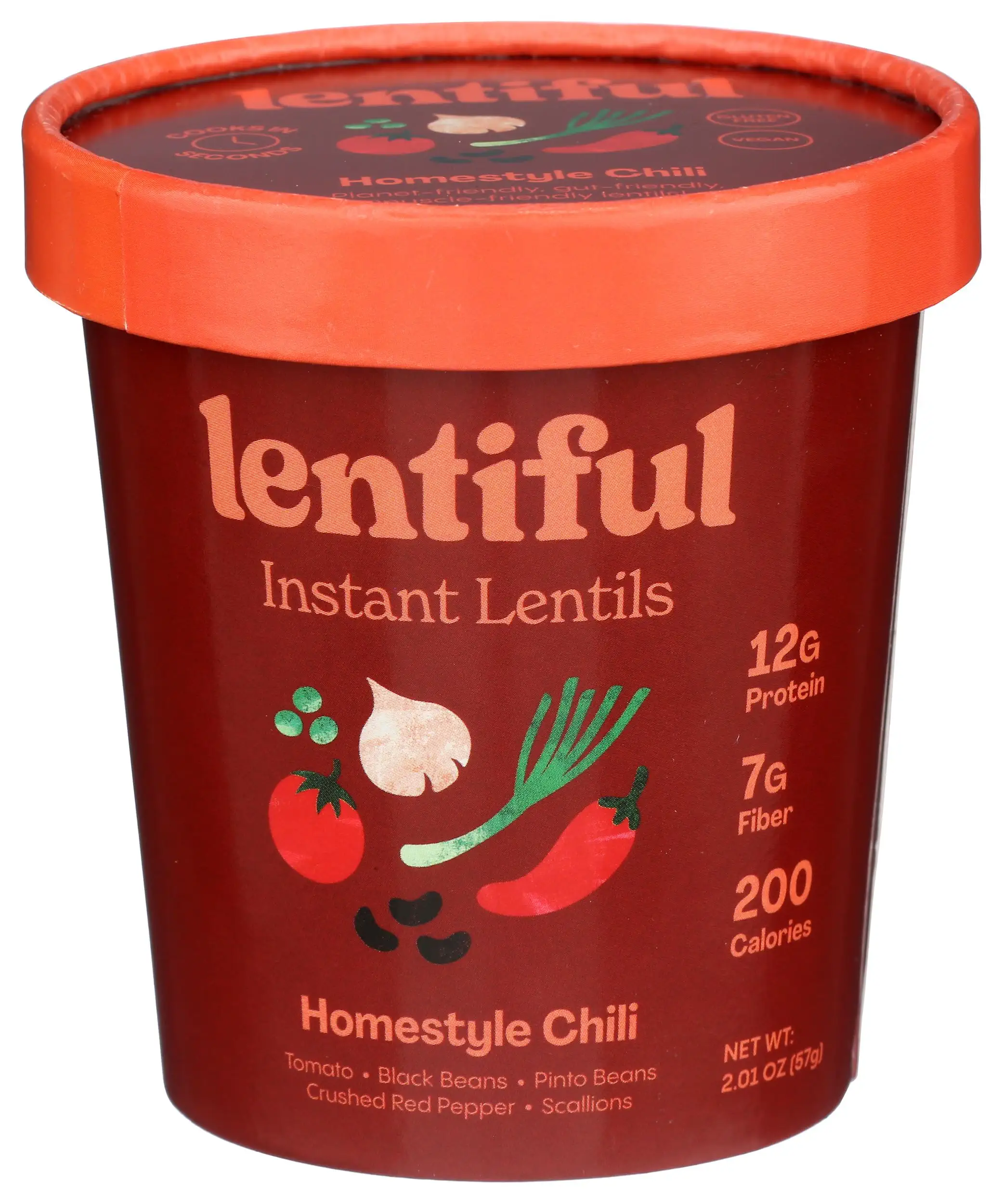 Lentiful Homestyle Chili Instant Lentils, 2.01 OZ