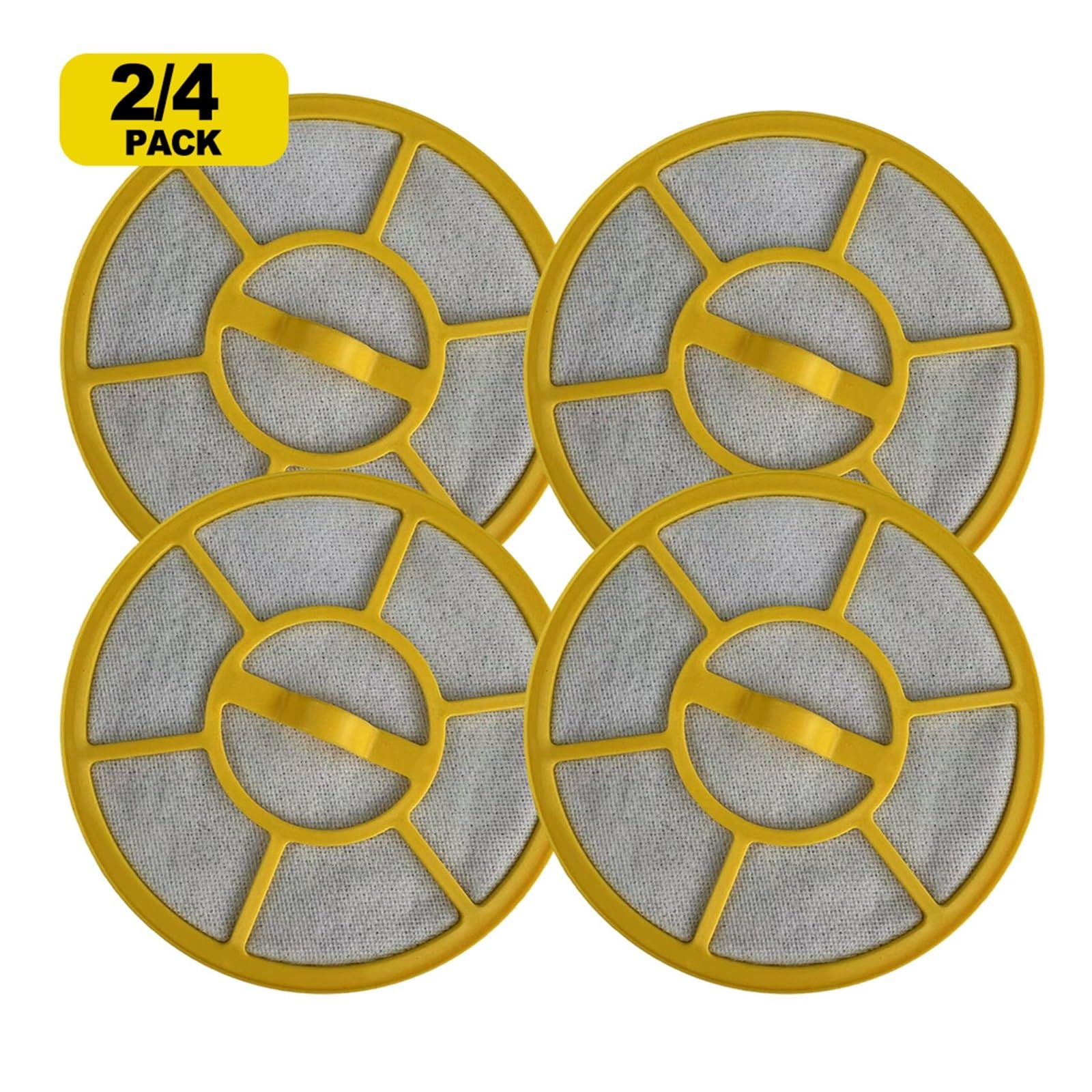 2/4 Filtros H Compatibles Con Dirt Devil VS8 Mini, Accesorios De Cartucho De Filtro For Aspiradora, ABS Y Tela Filtrante H.(2 PCS)