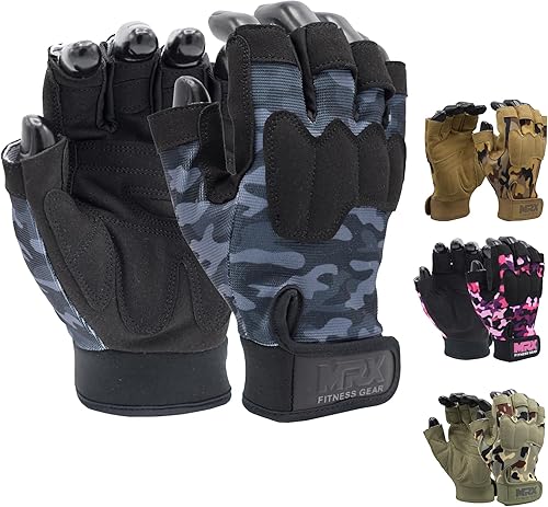MRX - Guantes de entrenamiento para hombres y mujeres, transpirables, guantes de ejercicio ajustados para levantamiento de pesas, ciclismo,