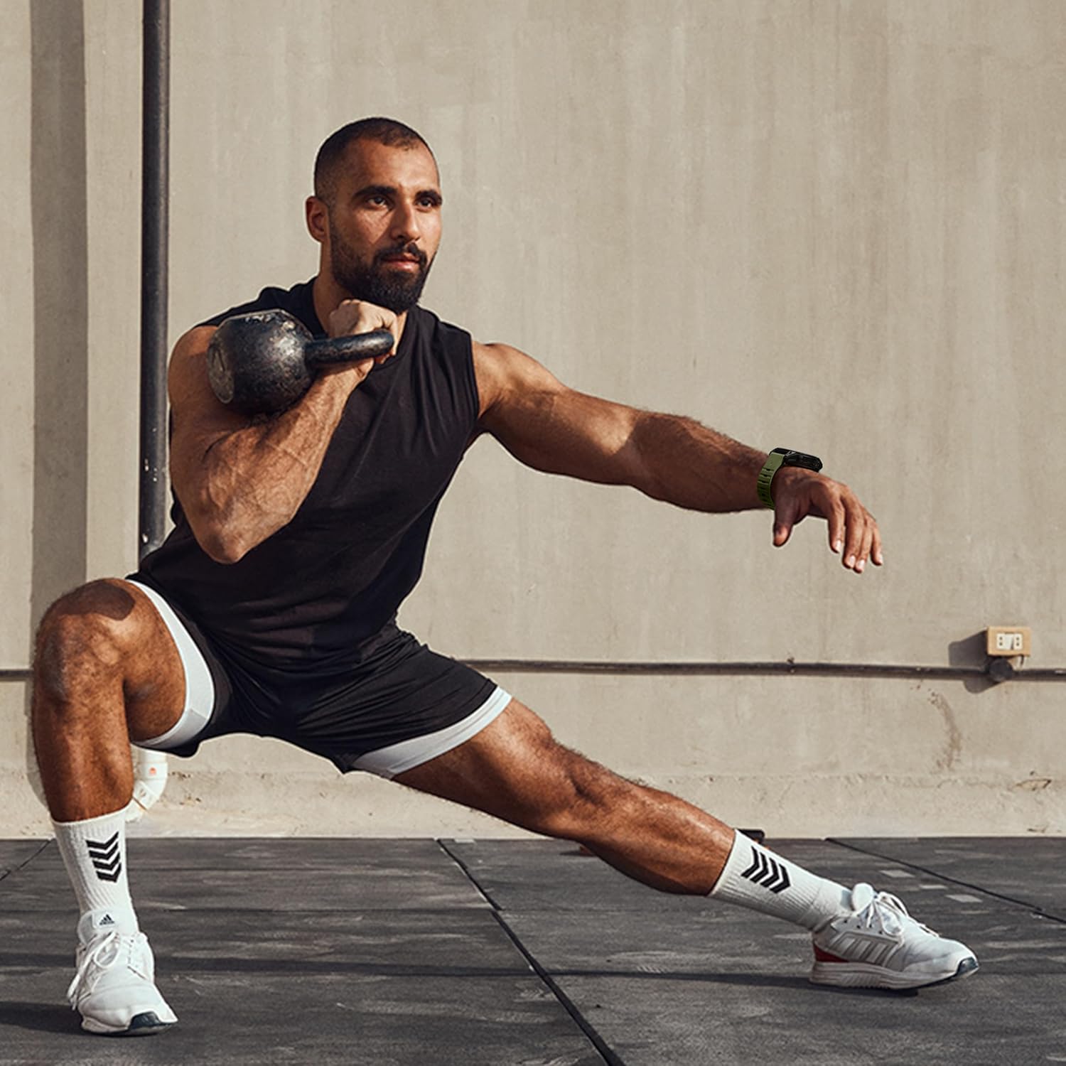 Bandletic Compatible with Garmin Instinct Watch Bands - Magnetic Silicone Rugged Sport Strap Quick Fit 22mm Watch Band for Fenix E/8/7/6/5/Forerunner 965/955/945/935/745/Epix 2/Approach S70/S62/S60 - Image 9