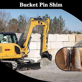 Amazon.com: GYUPTRK 8 x 35mm Bucket Pin Shim Kit for Excavator and