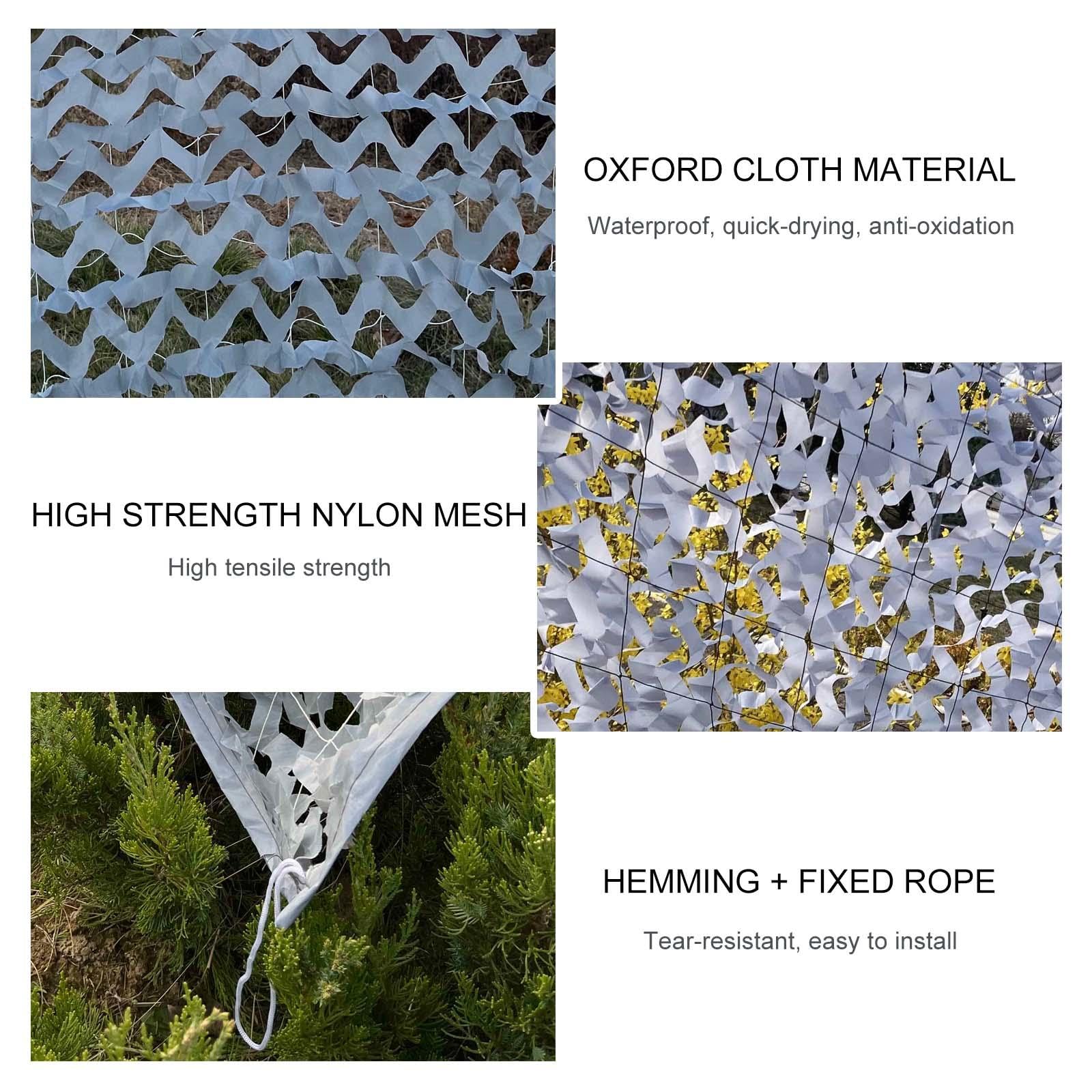 Malla De Camuflaje Gris,Red De Camuflaje Reforzada Militar,Camping,Caza,Ejercito,Decoracion Fiestas,Cubierta De Coche,Malla De Camuflaje Proteccion Solar,Para Jardin Pérgola,Grey-6x6m(19.7*19.7ft)