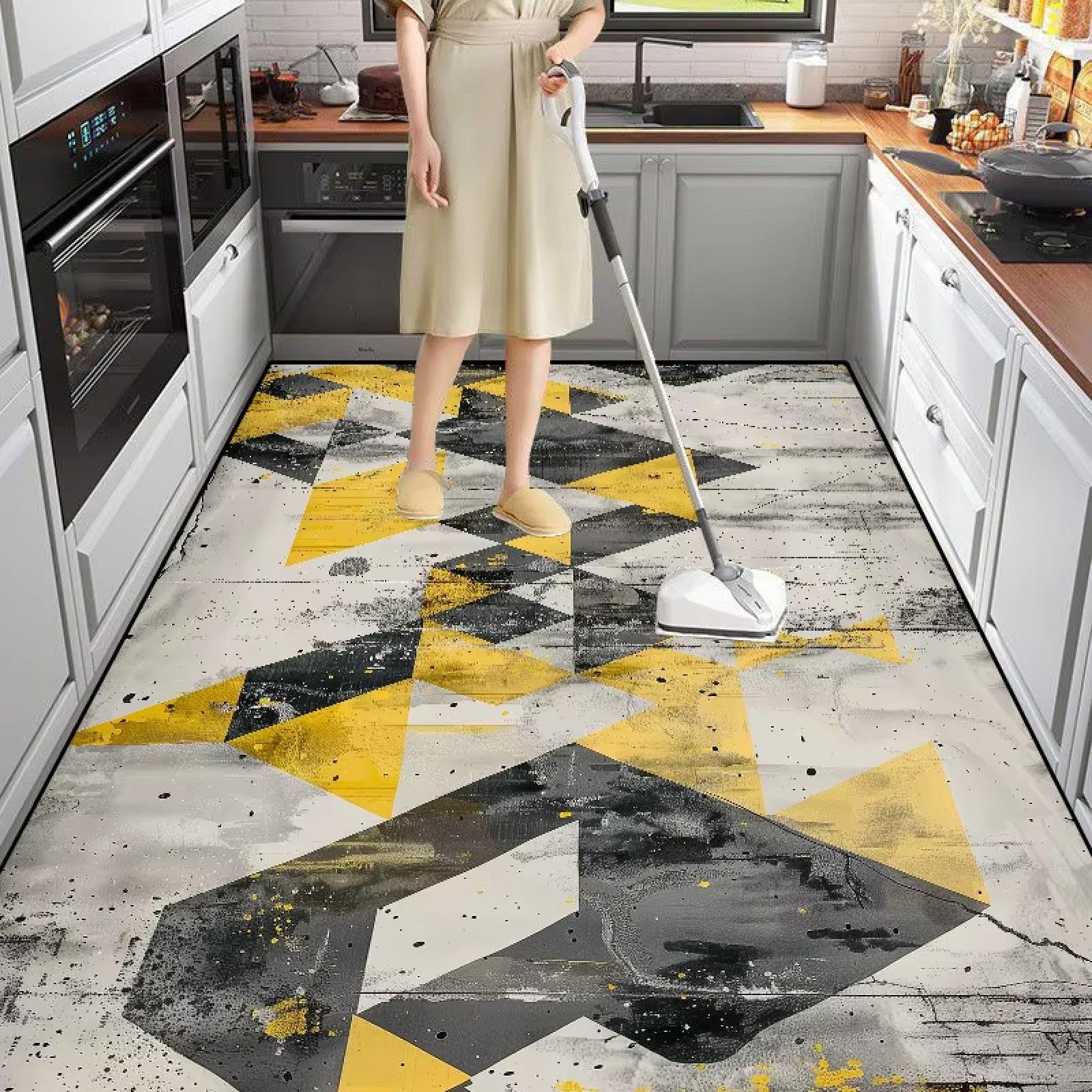 Alfombra de cocina larga 60x150cm superabsorbente lavable lavandería 1