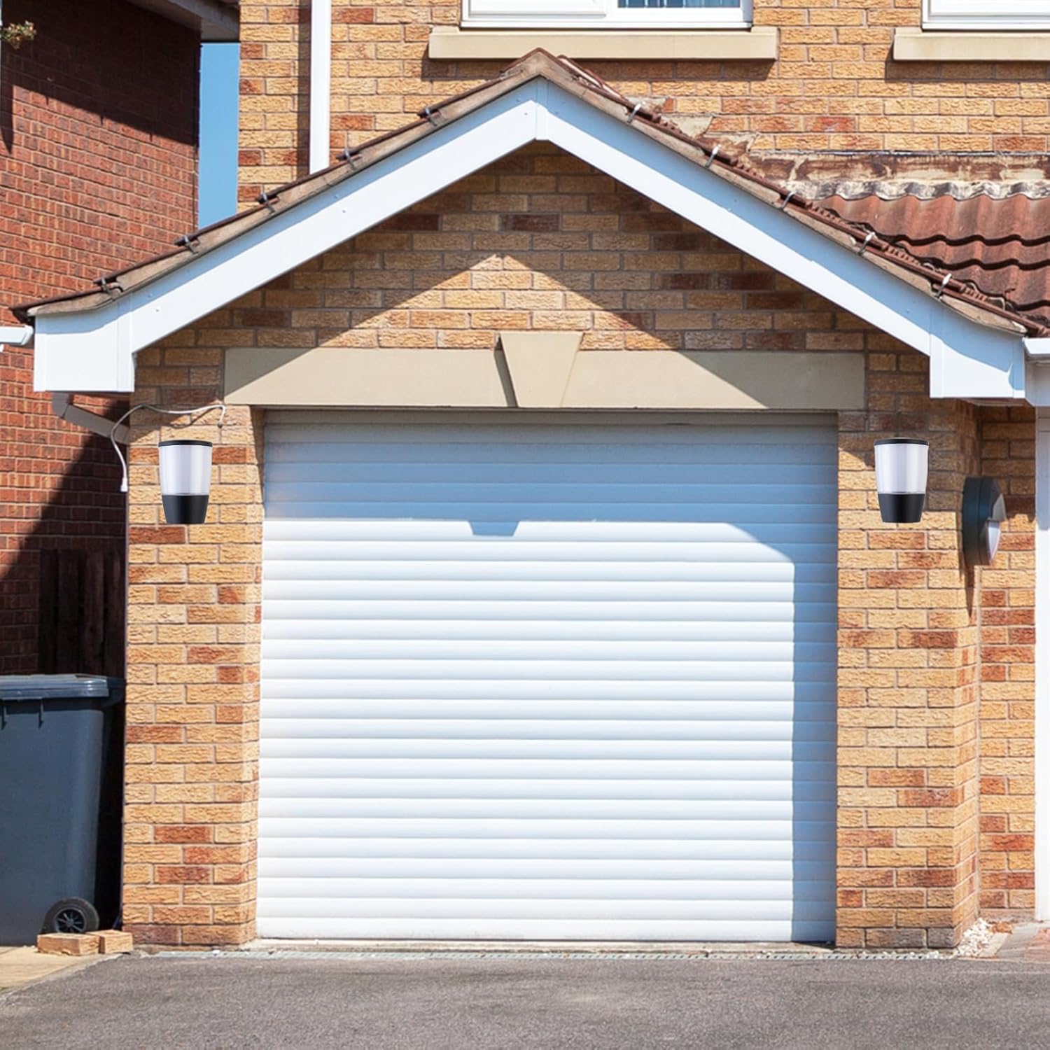 Side view showing installation screws and Allen key access