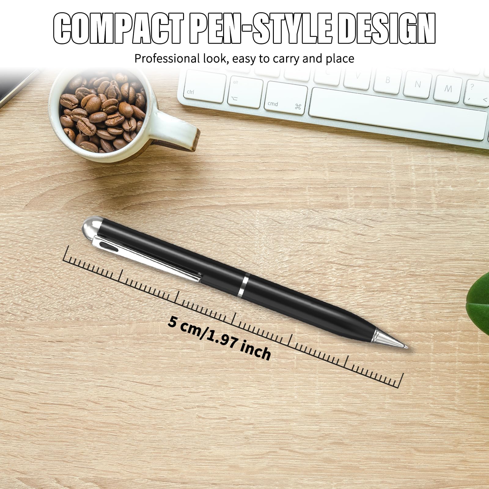 Thirdeyes 64 GB versteckter Kamerastift 1080P HD Spionagestift mit integriertem Speicher