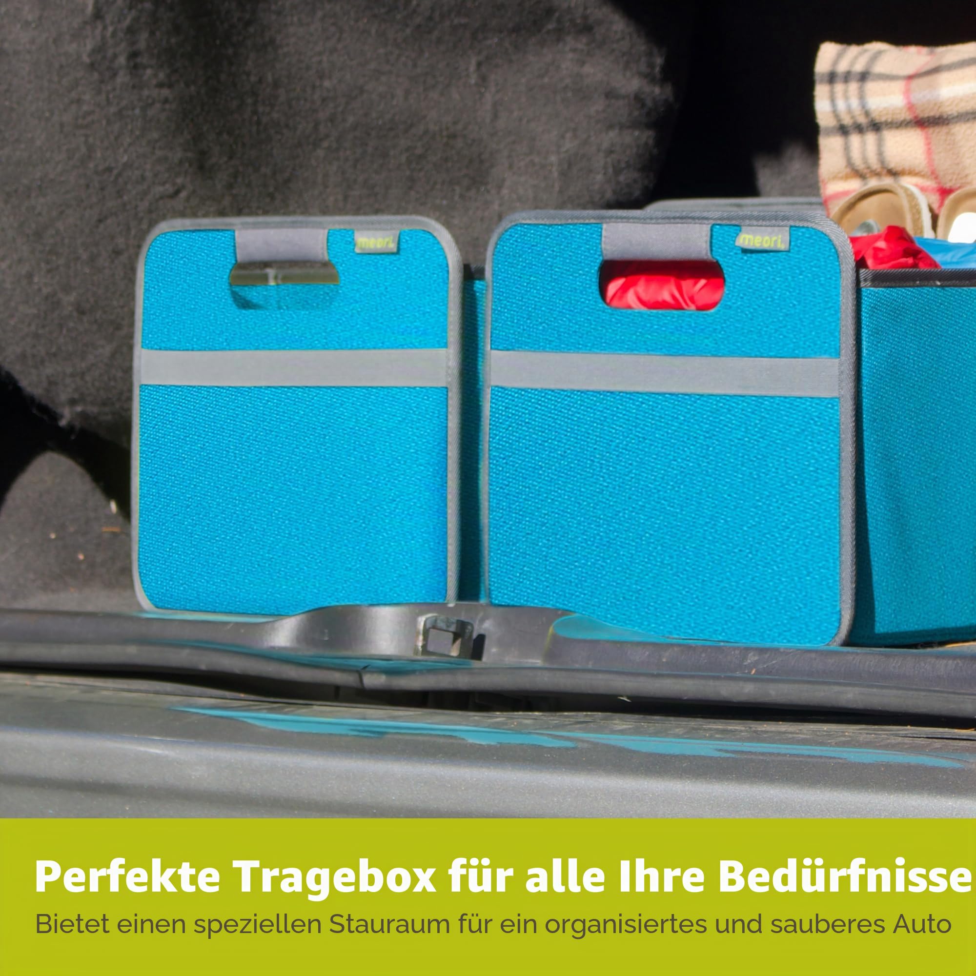 Meori Aufbewahrungsbox faltbar Traglast 30 kg - 50cm 32cm 27.5cm Größe L