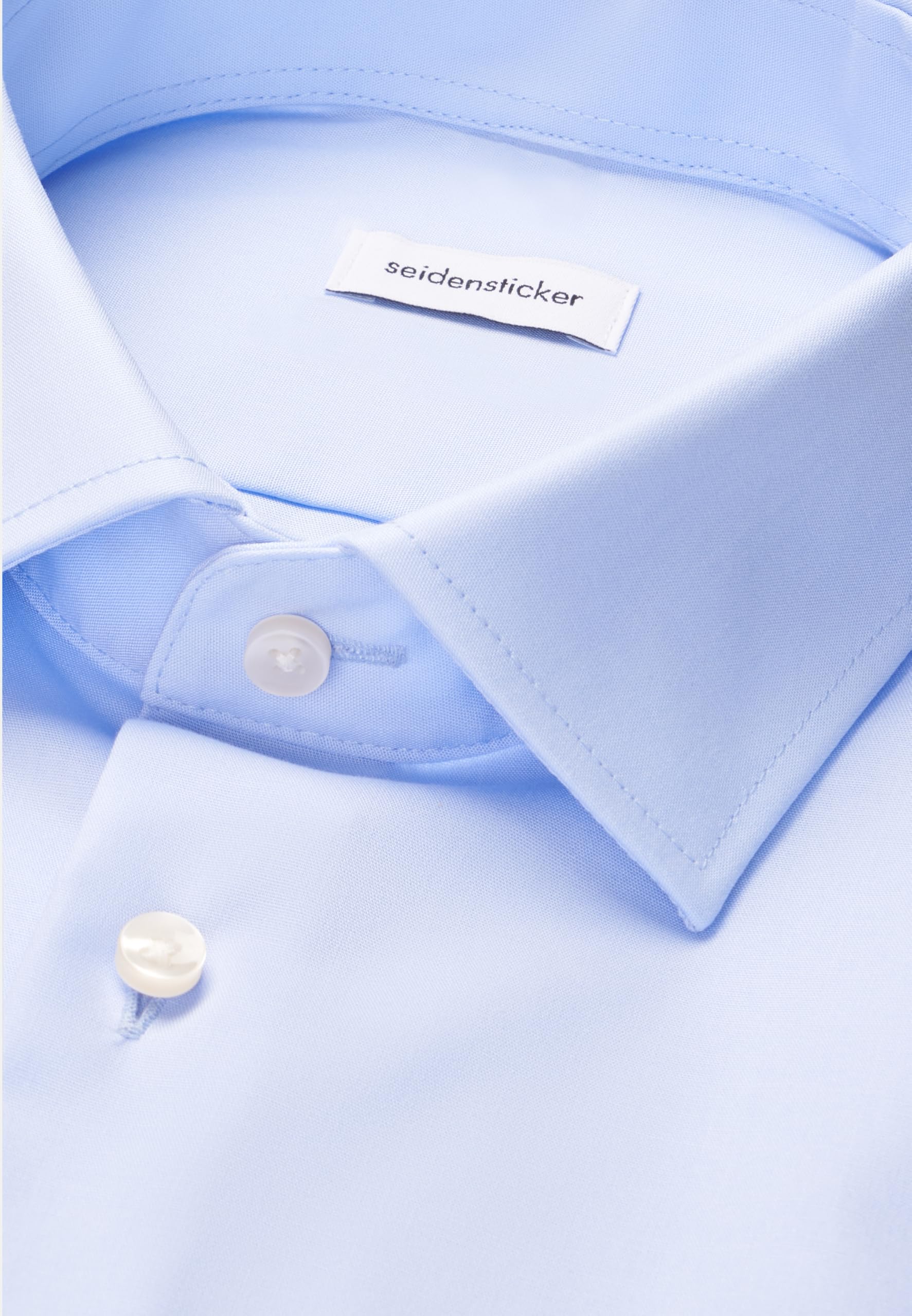 Seidensticker Herren Business-Hemd - Shaped Fit - Bügelfrei - Kent Kragen - Langarm - 100% Baumwolle