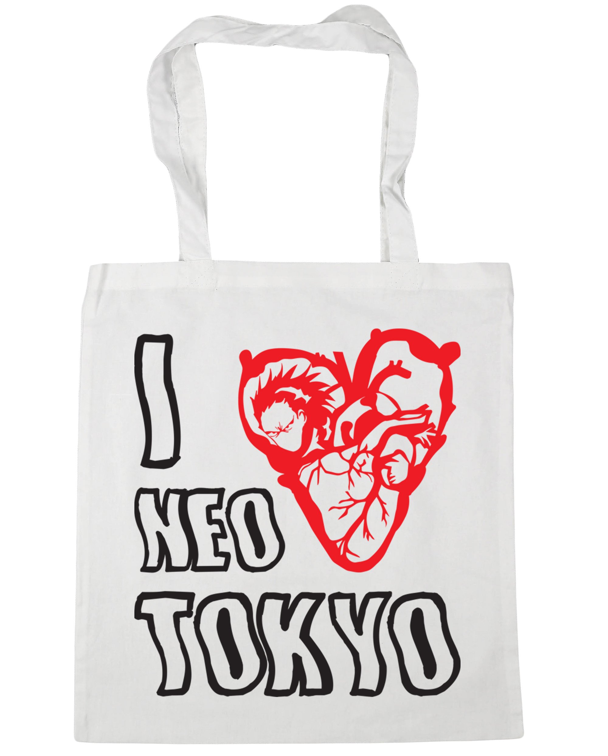 HippowarehouseI Love Neo Tokyo Tote Shopping Gym Beach Bag 42cm x38cm, 10 litres