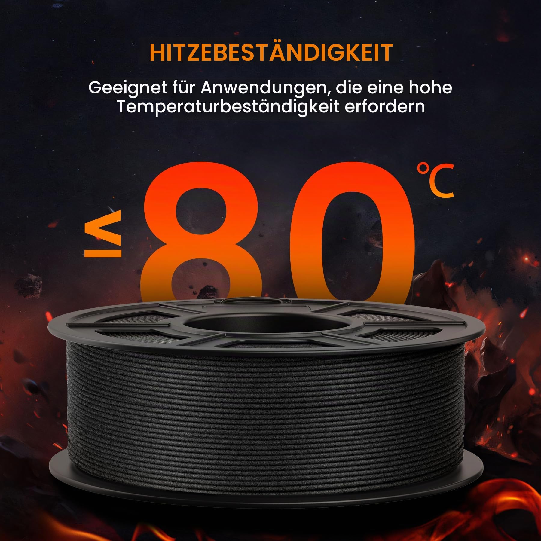 PETG CF Filament 1.75 mm with 10% Carbon Fibre, Stärker Zähigkeit PETG 3D