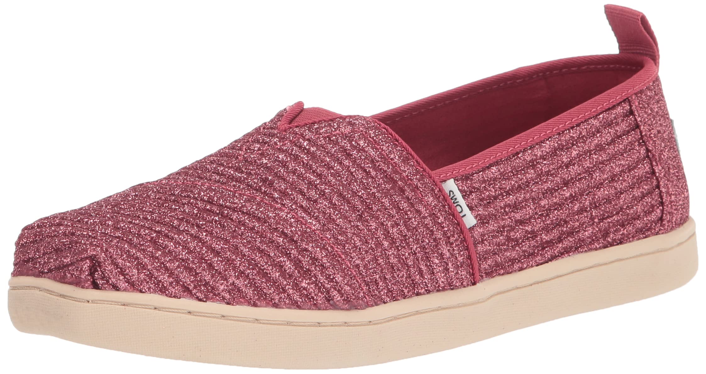 TOMS Girl's Alpargata' Loafer, Pink Rose, 11 UK Child