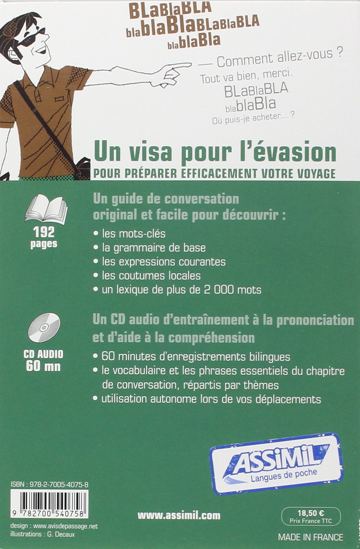 Arabe algérien de poche (1 livre + 1 cd audio)