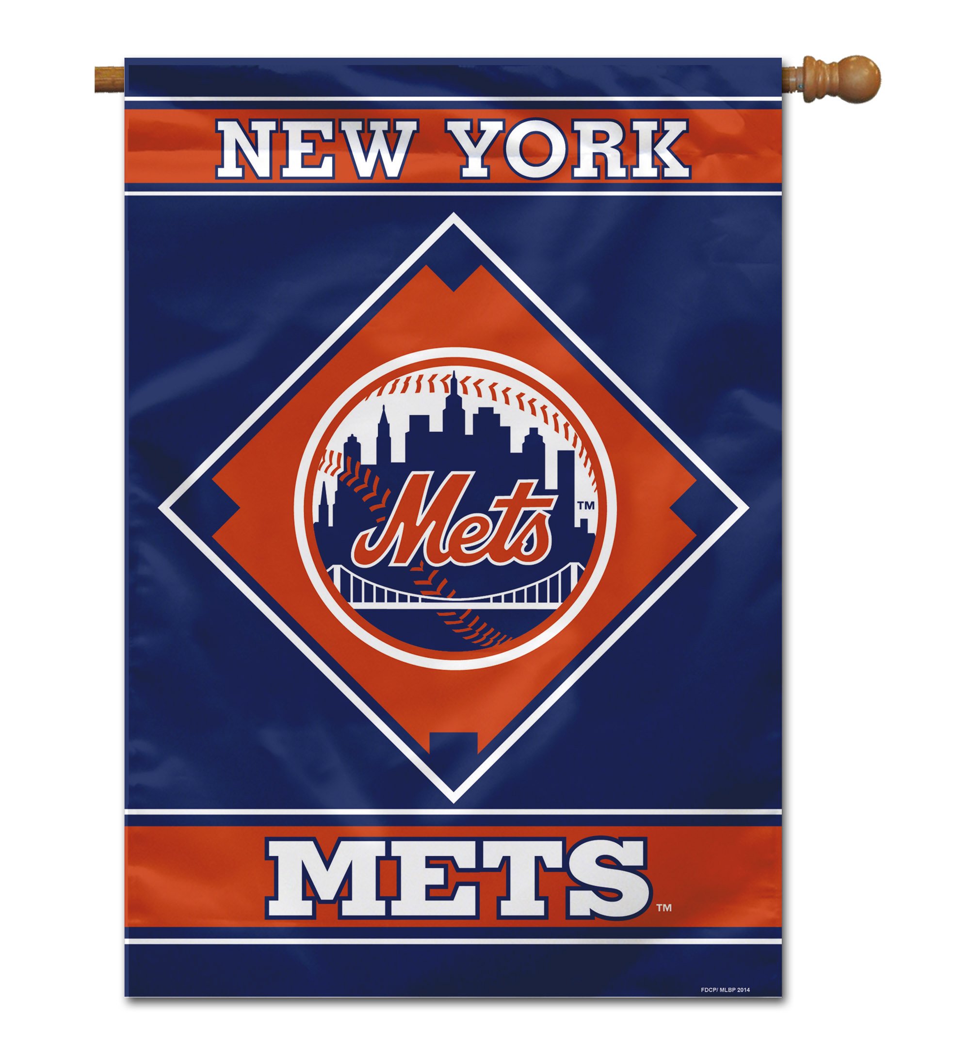 MLB New York Mets House Banner, 28 x 40-Inch