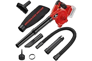 Cordless Leaf Blower Dual Battery for Milwaukee M18 Brushless, Electric Air Blower Jobsite