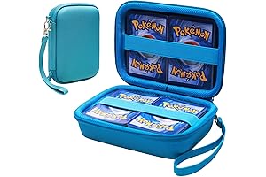 LTGEM Travel Cards HardCase, 300+ Collectors Cards Organiser for PTCG Trading Cards...