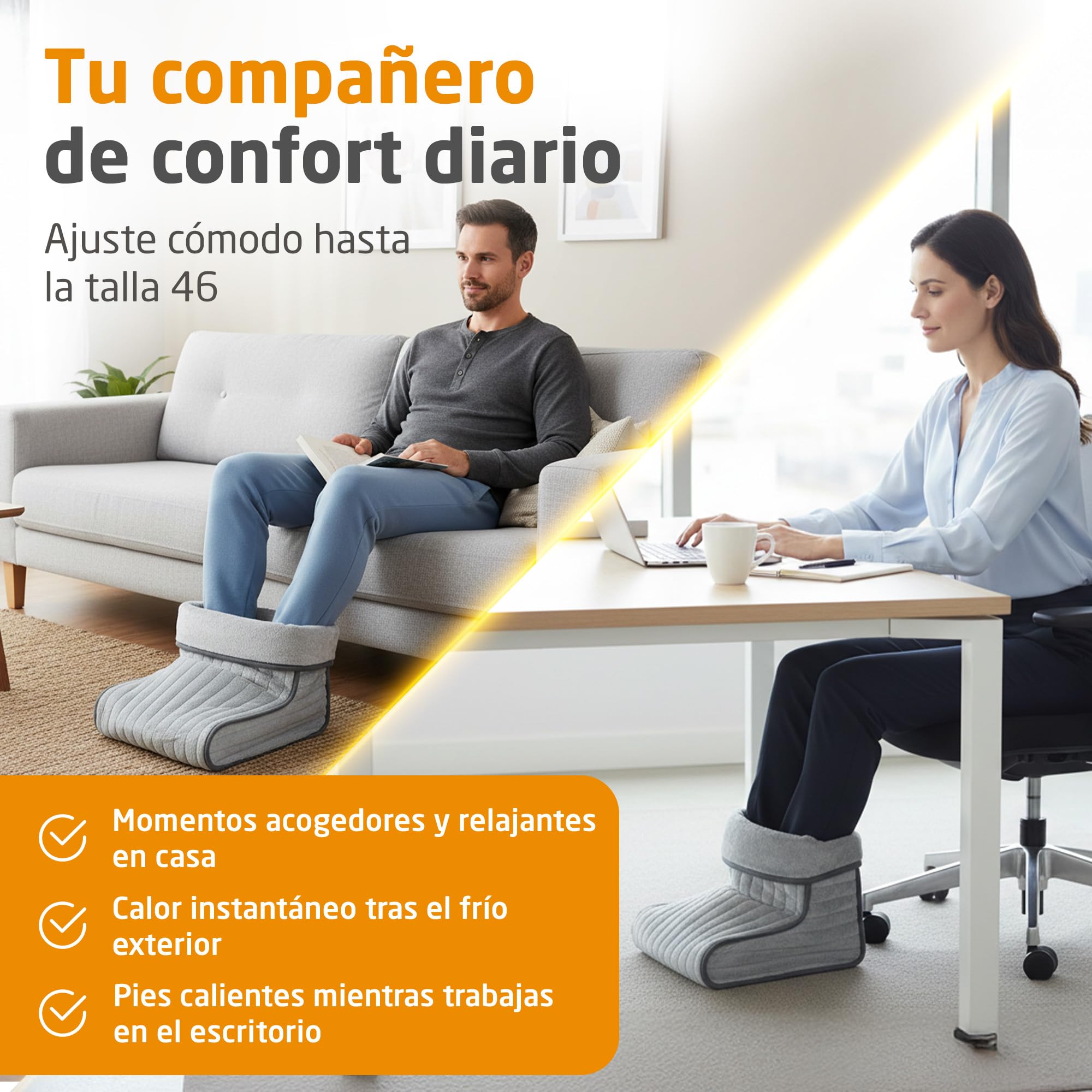 medisana FWS Calientapiés, Manta calefactora para los pies, Forro interior mullido y lavable, Desconexión automática, Protección contra el sobrecalentamiento, Hasta la talla de calzado 46