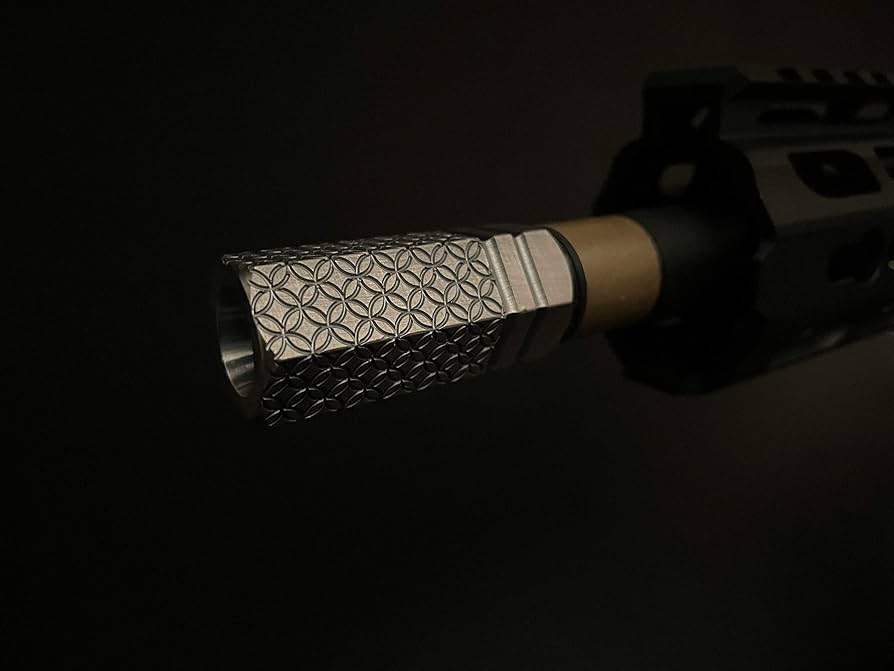 Amazon | 燻銀 真鍮戦飾 七宝銃口 ハイダー マズル 14mm 逆ネジ