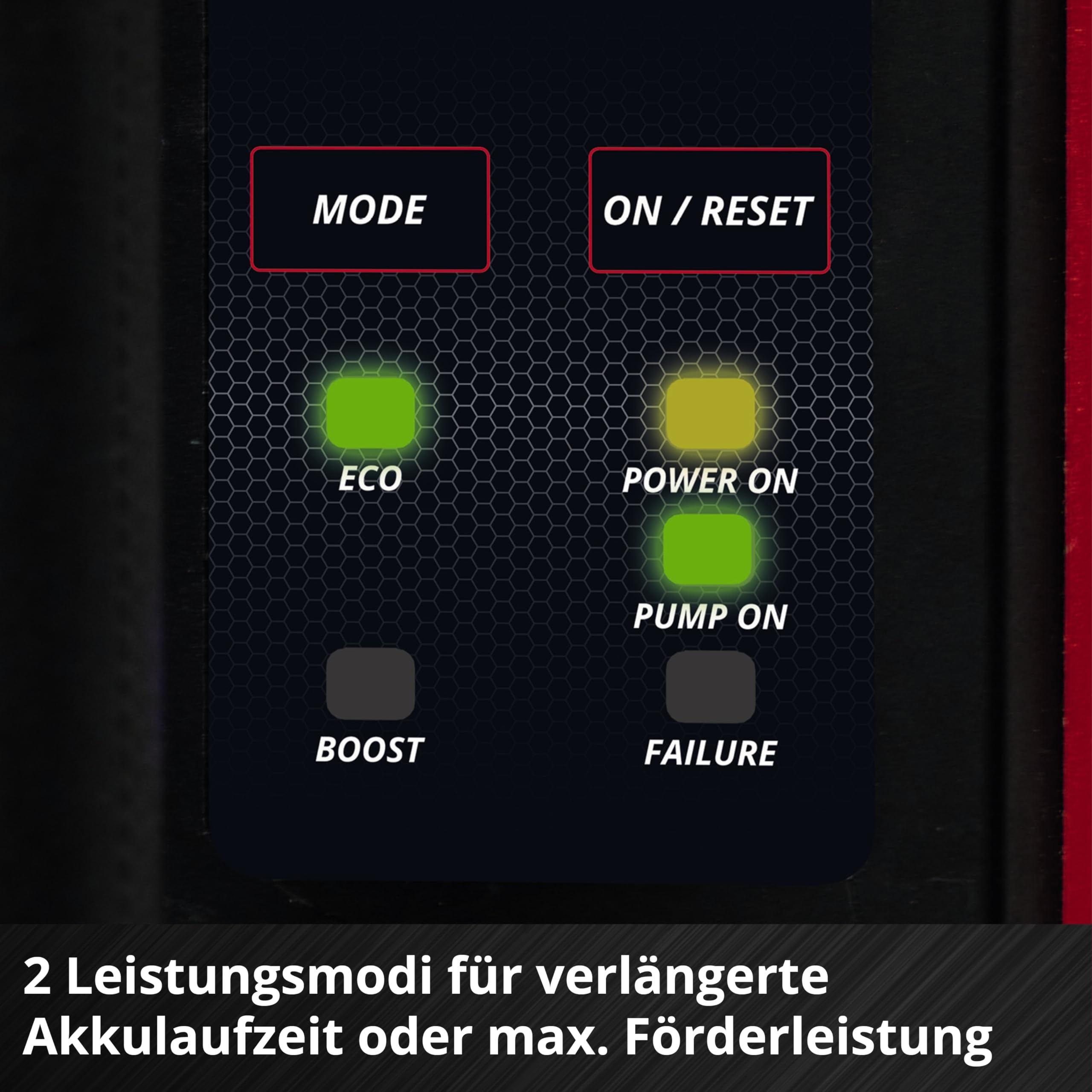 Einhell automatische Akku-Gartenpumpe AQUINNA 36/38 F LED AUTOMATIC Power X-Change (36 V, max. 3800 L/h, max. 37 m Förderhöhe, Automatikfunktion, ECO/Boost, Vorfilter, ohne Akku)