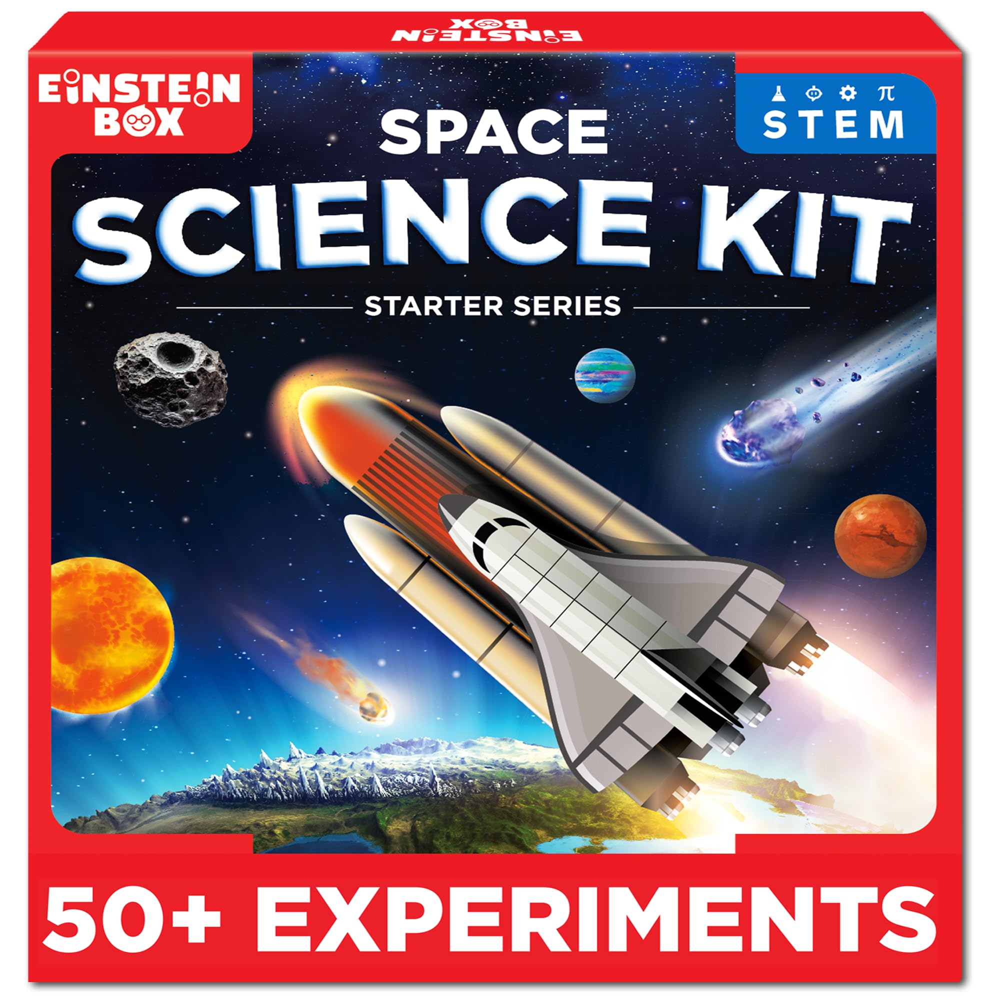 Einstein Box Space Science Starter Kit for 8 to 15 Year Olds | Toys for Boys & Girls Age 7-14 Years |Birthday Gift for Girls & Boys Age 8-10 Years | Fun Science Experiments & STEM Projects |