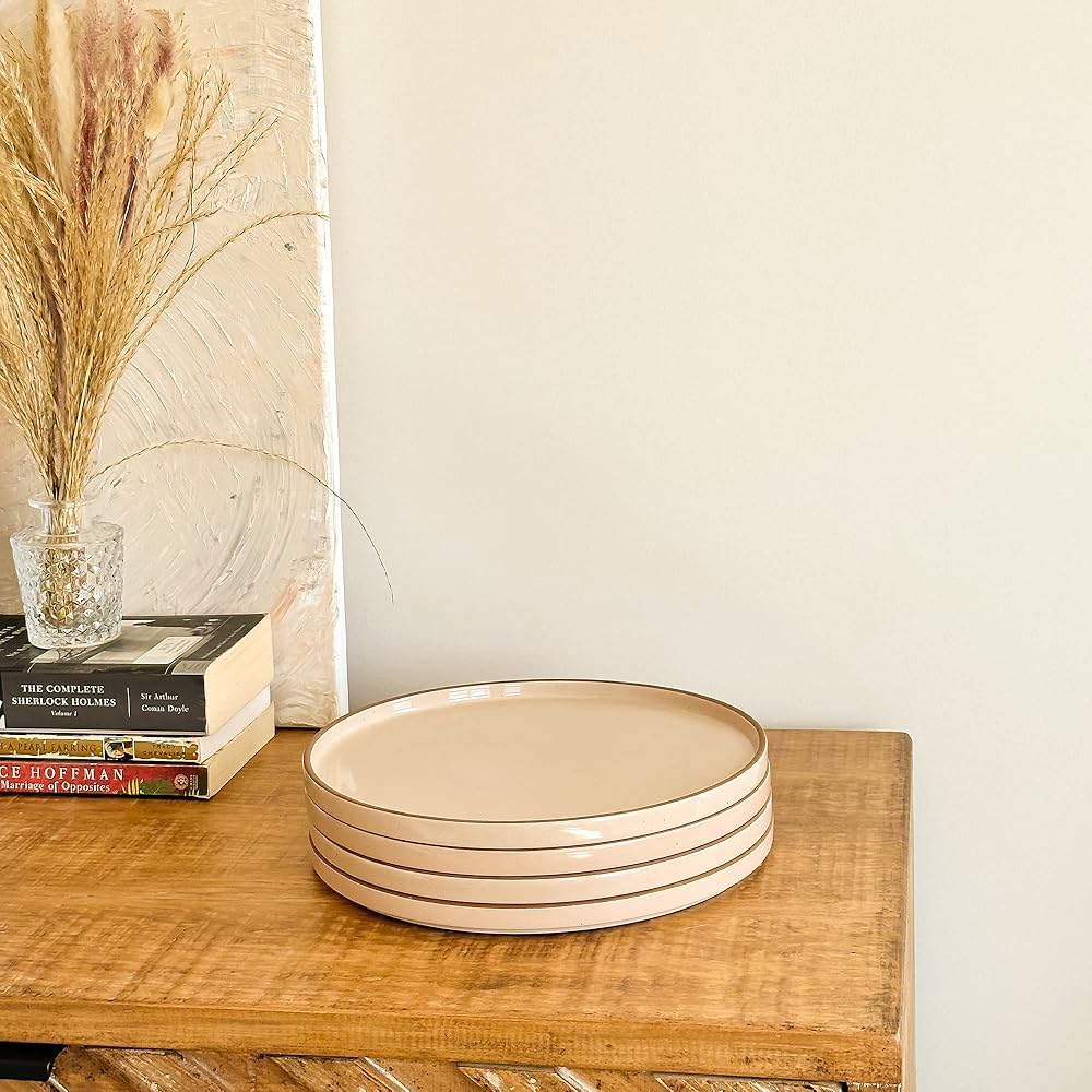 Mora Ceramic Flat Plates Set of 6 - Thumbnail 5