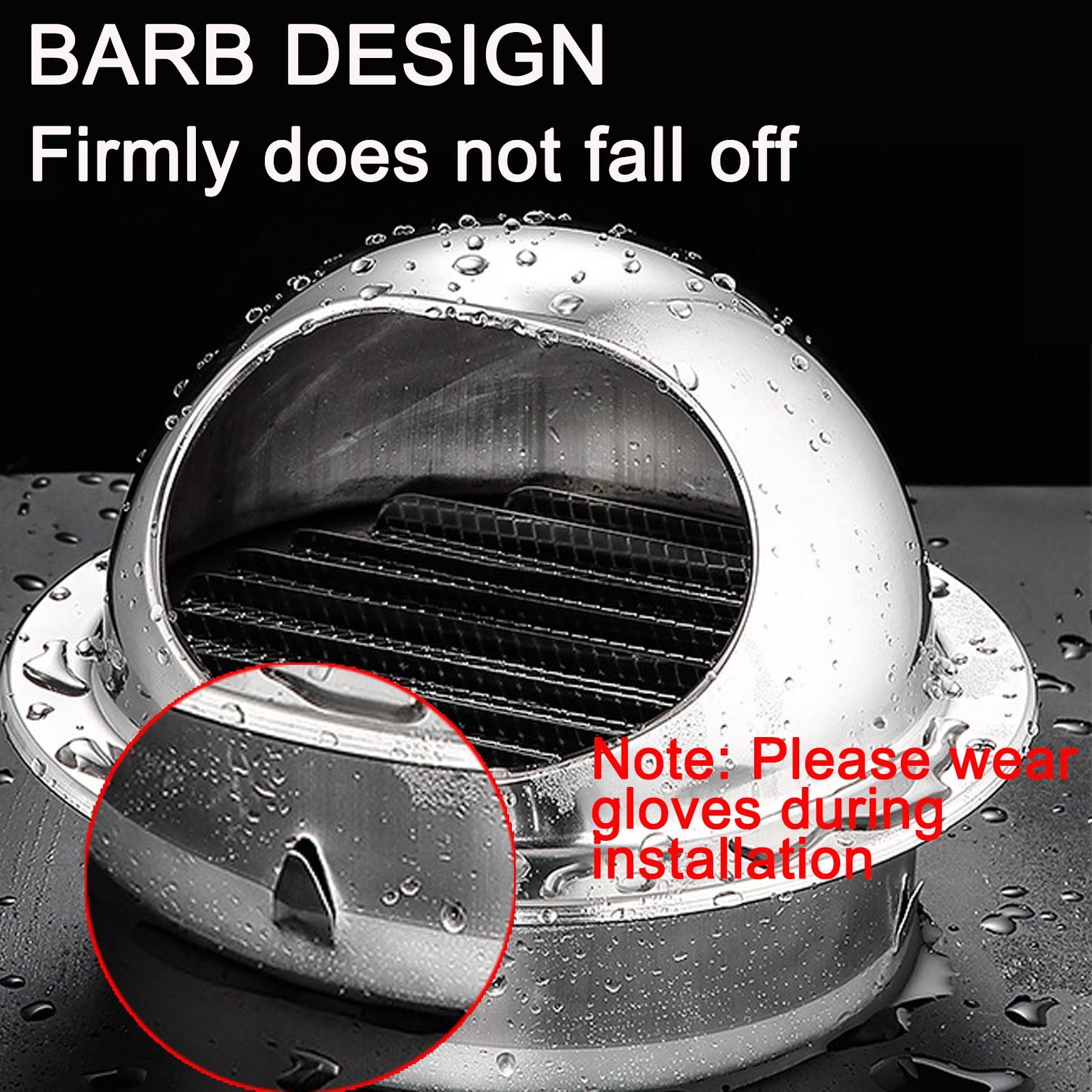 Griglia Di Ventilazione Con AntiInsect Mesh, Griglia Del'aria Di Scarico