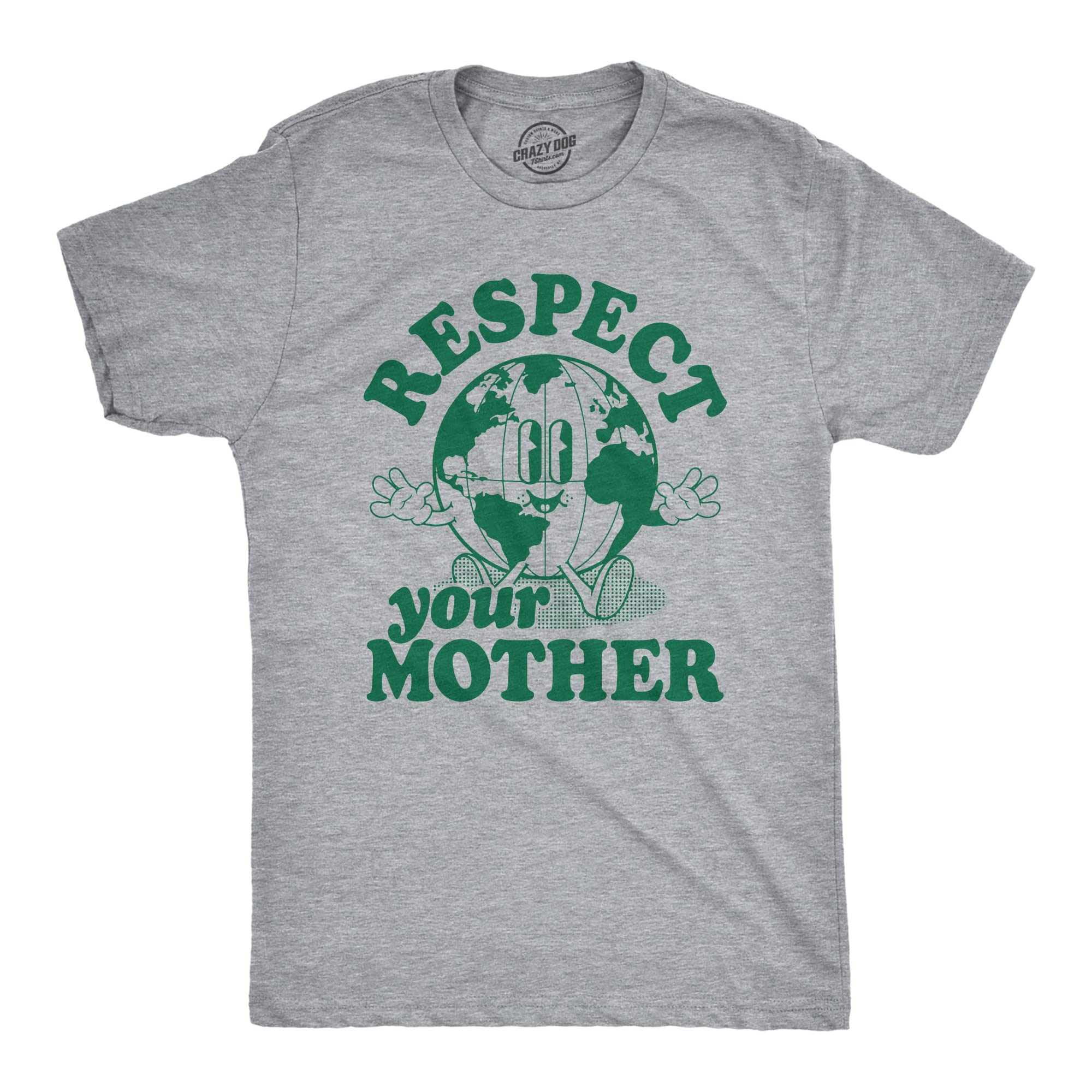 Mens Earth Day T Shirts Funny Green Environmental Graphic Novelty Recycling Tees for Guys