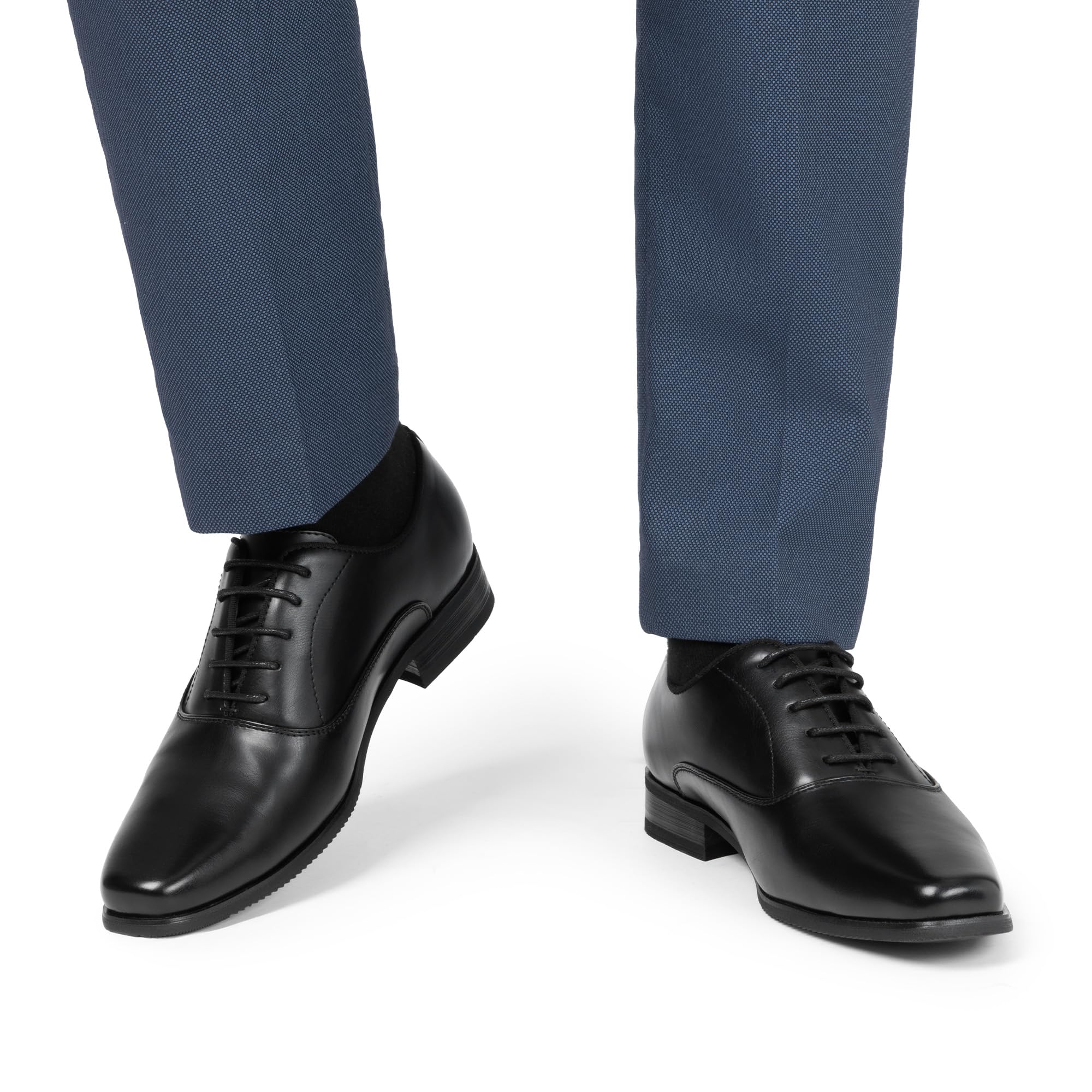 Bruno Marc Scarpe Oxford Uomo Eleganti con Lacci, Punta Liscia E Suola Morbida, per Business Cerimonie