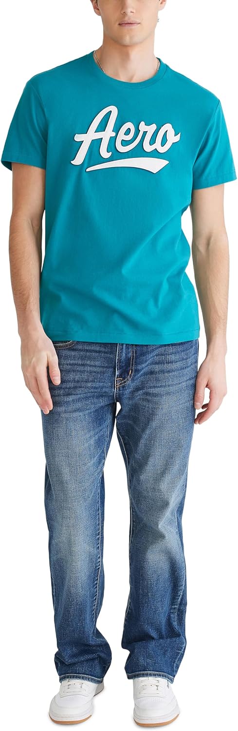 Aeropostale Men's Script Logo Short Sleeve Tee - Image 5