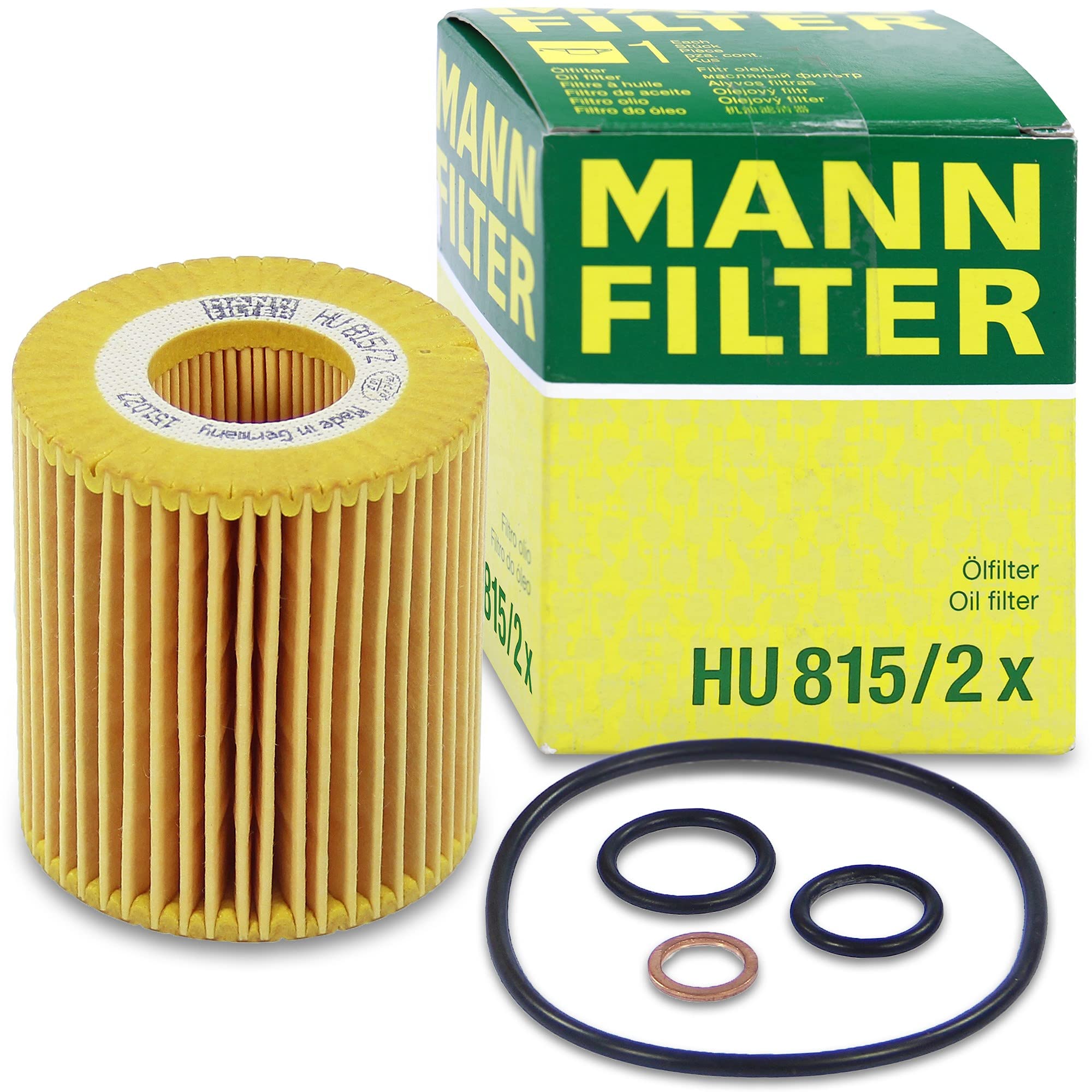 MANN-FILTER Inspektionspaket Filterset 1x Ölfilter, 1x Luftfilter, 1x Innenraumfilter (Aktivkohle), 1x Ölablassschraube Kompatibel mit BMW 1er (E81)(E87)(E88)(E82), 3er (E90)(E93)(E92)(E91), X1 (E84)