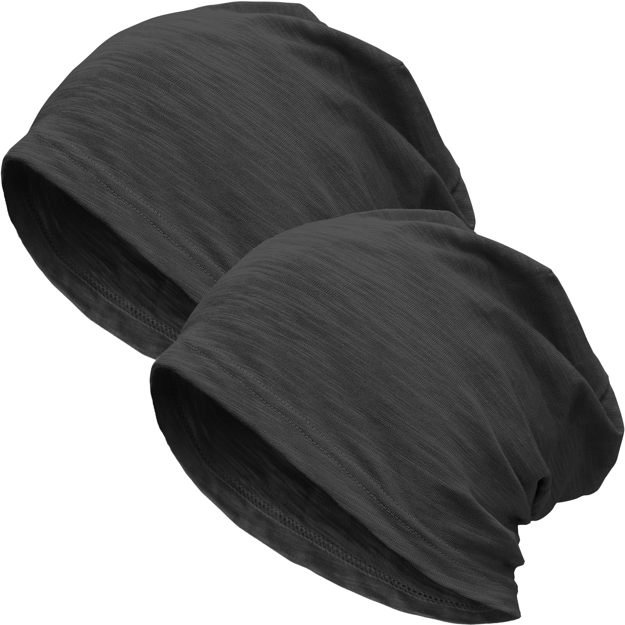 100% Cotton Lightweight Summer Hats for Women Men, Ultra Thin Slouchy Beanie Hat Oversizes Beanies Chemo Cap — view 17