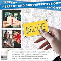 Vista 3 de Believe, Fun - Adhesivo adhesivo para coche, laptop, pared, ventana, parachoques, tamaño 4 pulgadas
