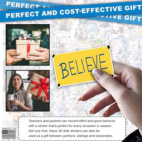 Miniatura 3 de YNhiCraft1921, Believe, Fun - Adhesivo adhesivo para coche, laptop, pared, ventana, parachoques, tamaño 4 pulgadas