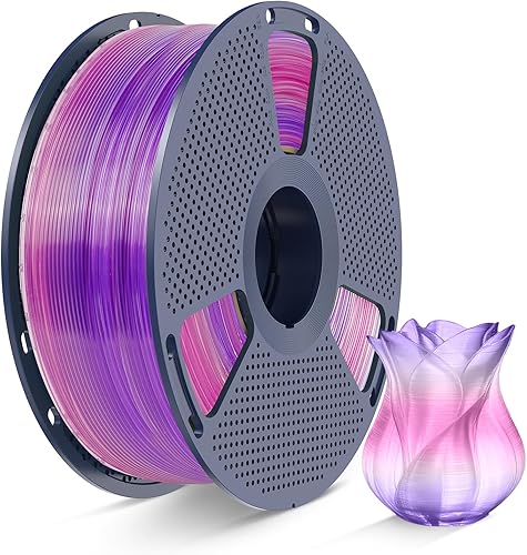 Vista 9 de SUNLU - Filamento de ácido poliláctico seda de 1.75 milímetros, brillante enrollado ordenadamente, precisión dimensional +/- 0.02 milímetros, 1