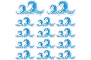 20 Pack Premium Wave Crown Embroidered Patches for Immaculate 360 Waves