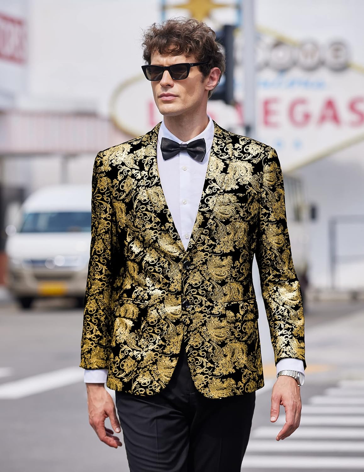 COOFANDY Mens Floral Tuxedo Suit Jacket Paisley Notch Lapel Party Prom Wedding Blazer Jackets at  Men’s Clothing store