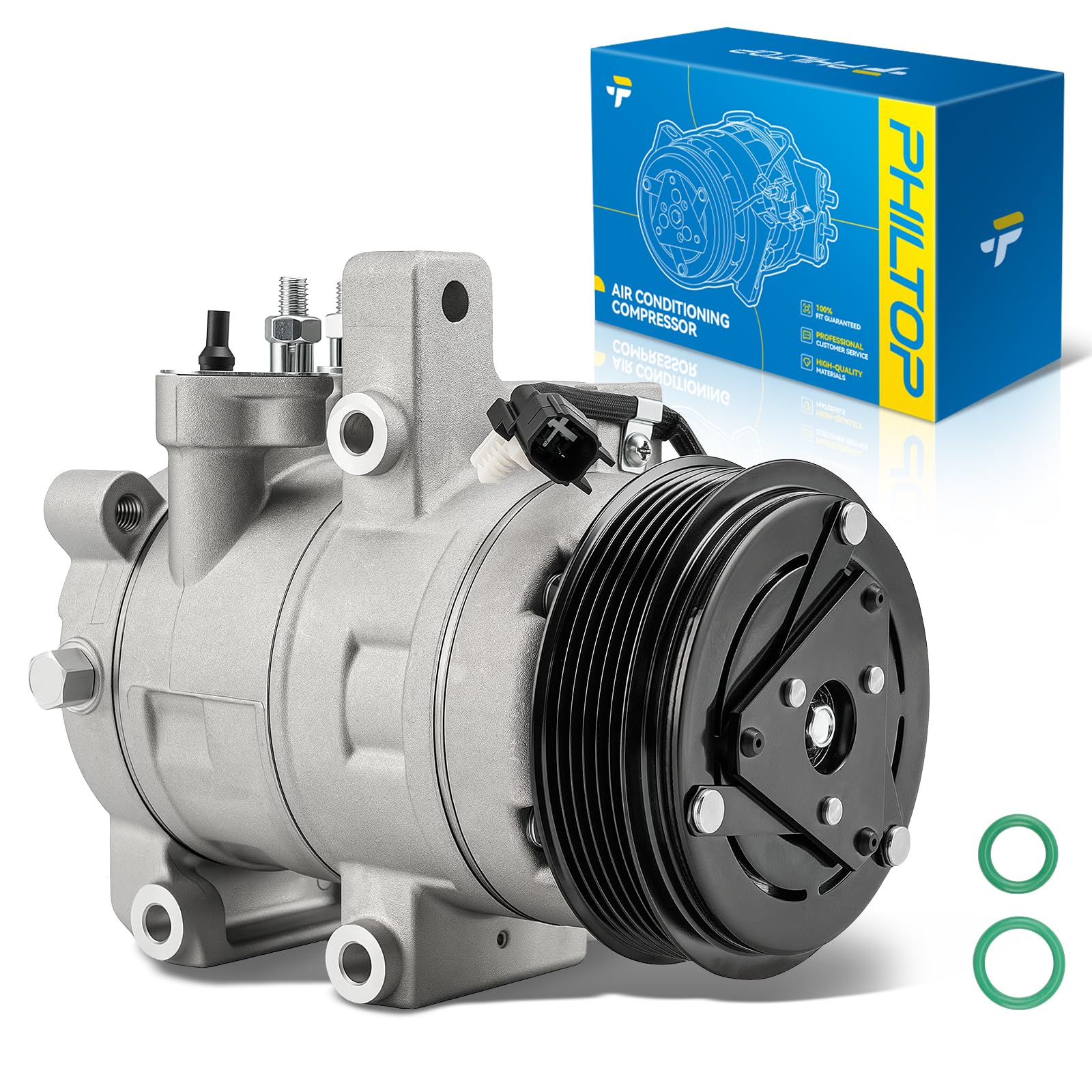 PHILTOP NEW AC Compressor for Mustang 2011-2017 5.0L