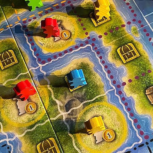 Miniatura 7 de Rio Grande Games: Glory Islands - Juego de mesa Pirate Adventure. 2-4 jugadores. Edades 14+, 30-60 minutos de juego