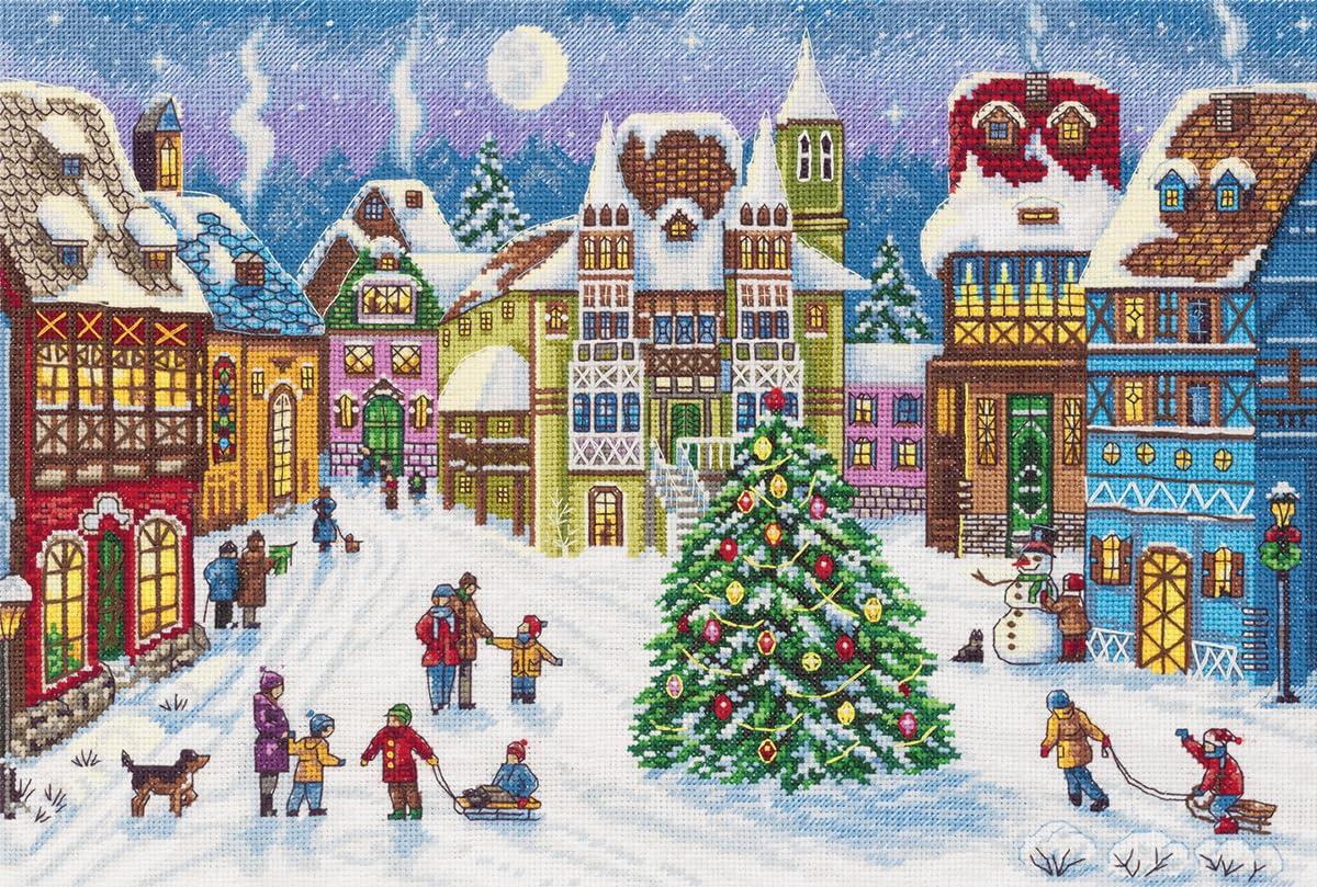 Panna Multicoloured Cross Stitch Kit, 38X26cm