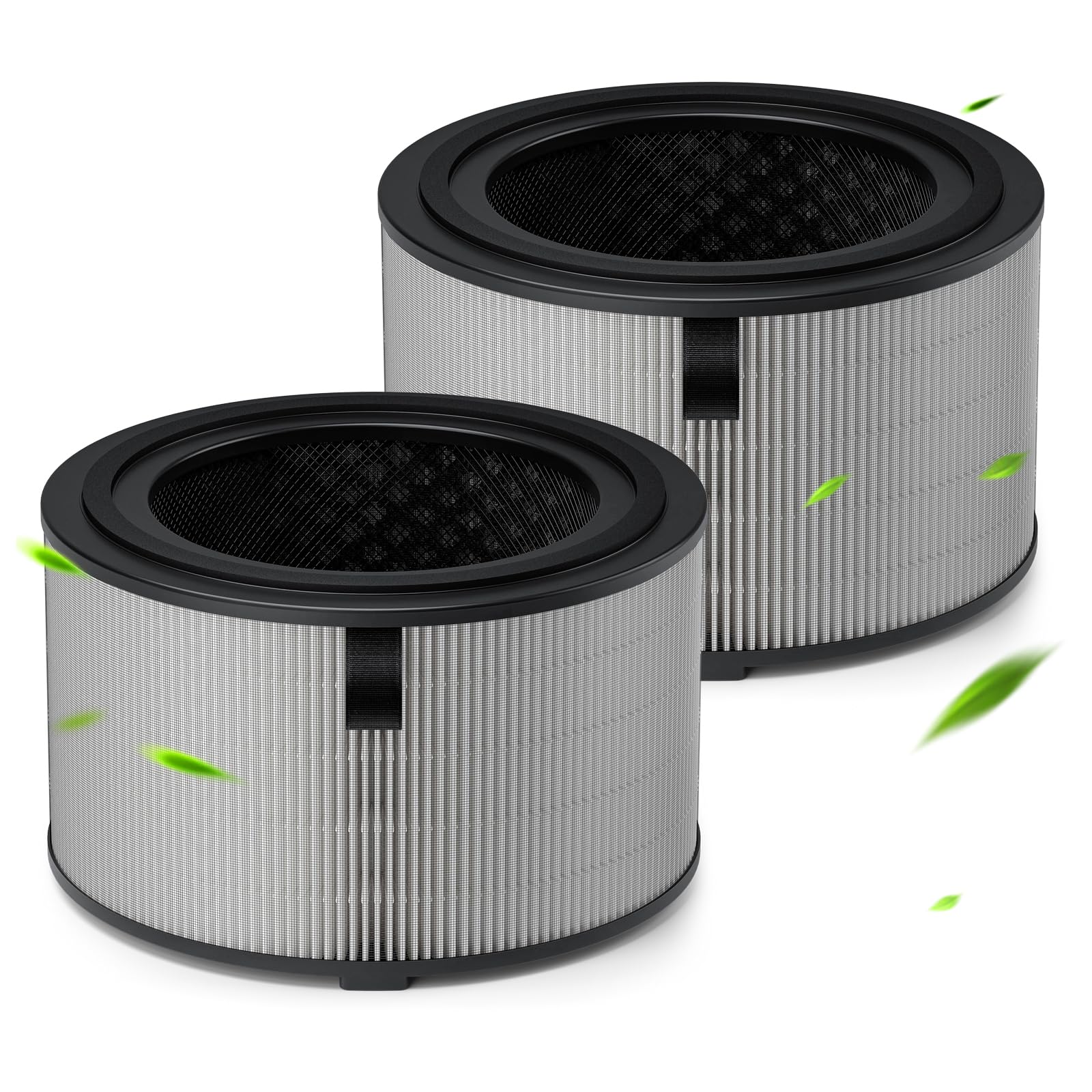 Lot de 2 Filtre de Rechange FY3200, FY4200, Compatibles avec Filtre de Remplacement Philips pour Purificateur d'Air Série 3200, 4200, AC3210/12, AC3220/10, AC4220/12 et AC4221, H13 HEPA Charbon